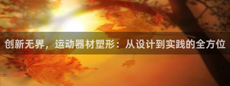 意昂体育4娱乐：创新无界，运动器材塑形：从设计到实践