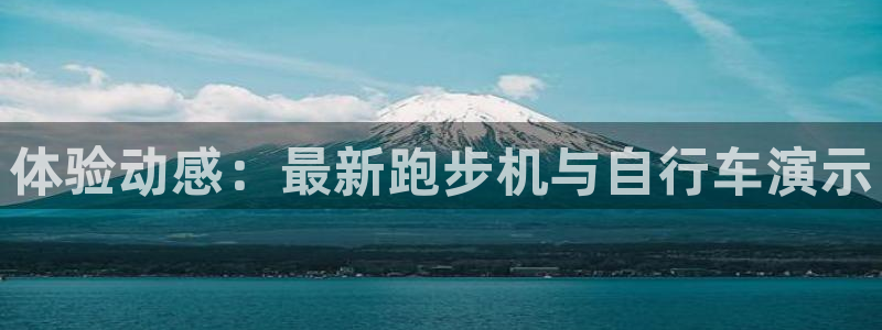 意昂4娱乐是那个系列的台子：体验动感：最新跑步机与自行车演示