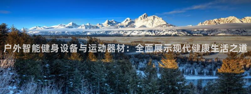 意昂体育4：户外智能健身设备与运动器材：全面展示现代健康生活